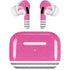 Pink and Grey Stripes AirPods Skins